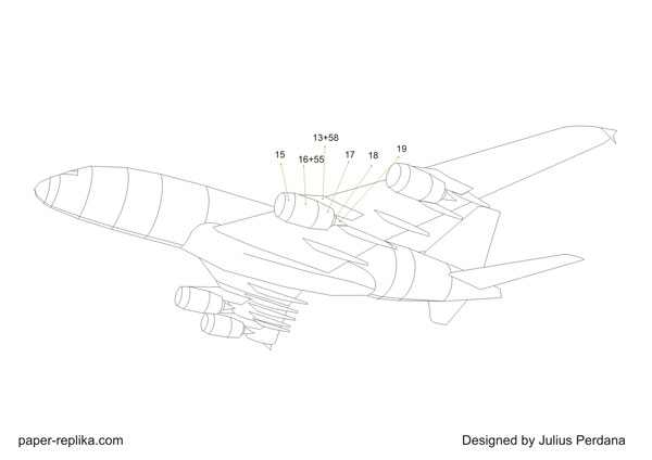 Airbus A380 Paper Model