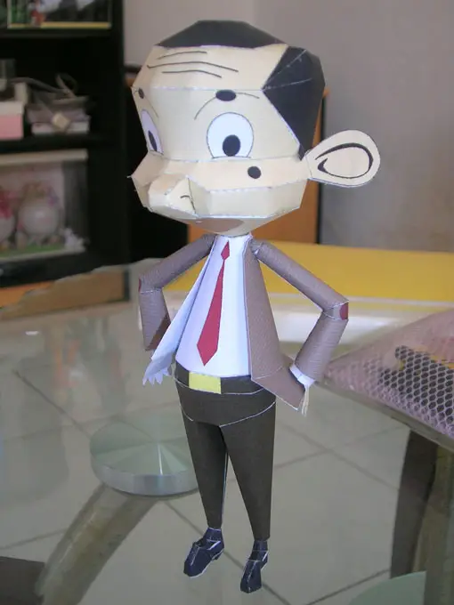 Mr Bean Papercraft - Jemmy