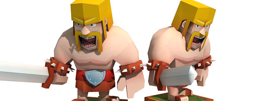 Barbarian - Clash of Clans Papercraft