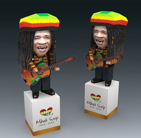 Mbah Surip Tribute Papercraft Mbah Surip Tribute Papercraft