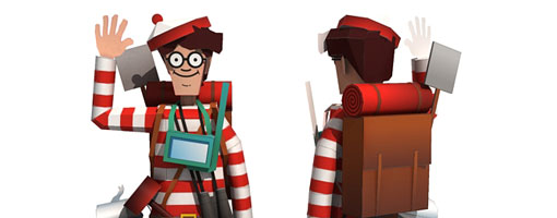 Where's Wally - Waldo paper craft