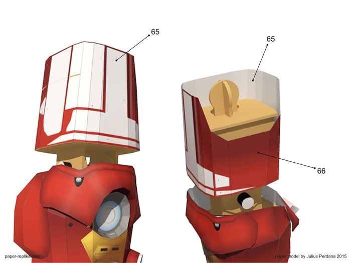 Hulkbuster Paper Model - Leg