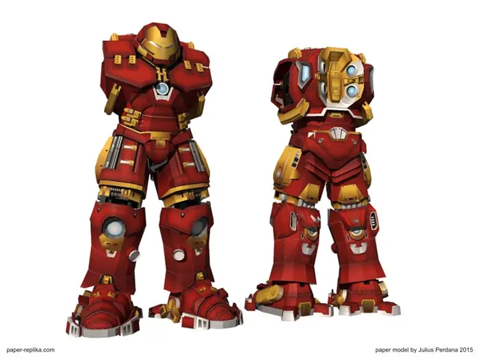 Hulkbuster Paper Model - Leg