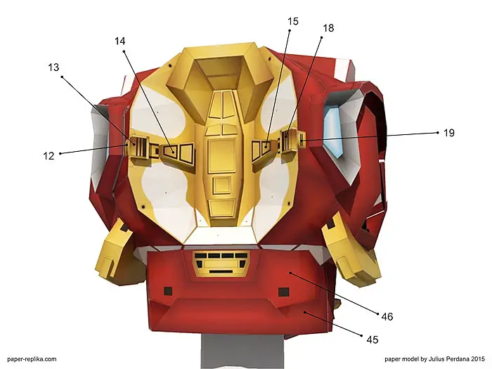 Hulkbuster Paper Model - Torso