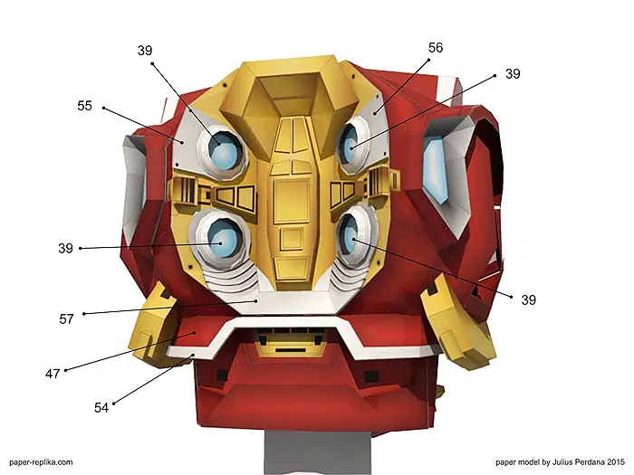 Hulkbuster Paper Model - Torso