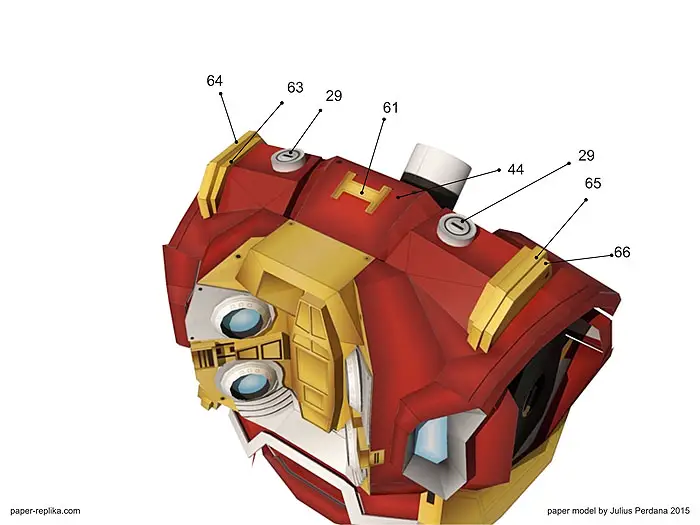 Hulkbuster Paper Model - Torso