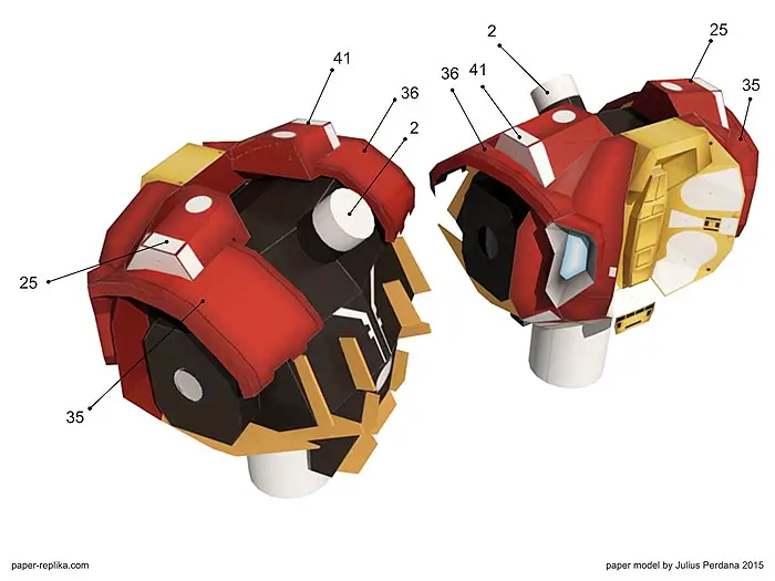 Hulkbuster Paper Model - Torso