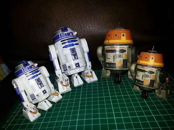 Chopper star wars paper craft