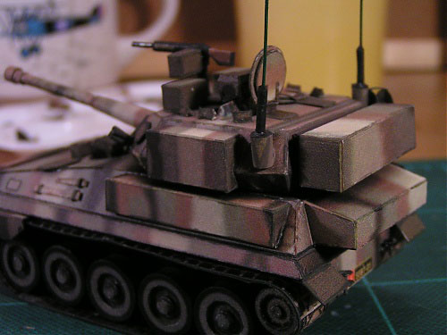 FV101 Scorpion Light Tank Papercraft