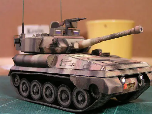 FV101 Scorpion Light Tank Papercraft