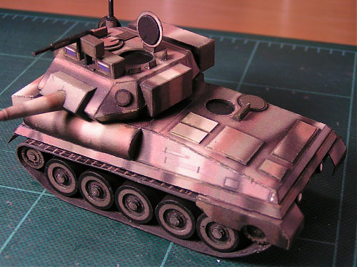 FV101 Scorpion Light Tank Papercraft