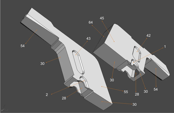 KRISS Super V 1:1 (patterns)